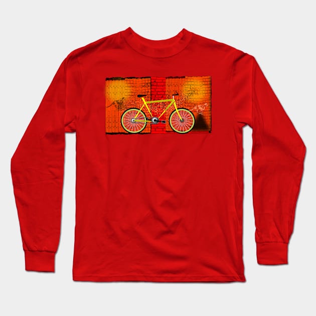 Cyclist Long Sleeve T-Shirt by Zealjagan